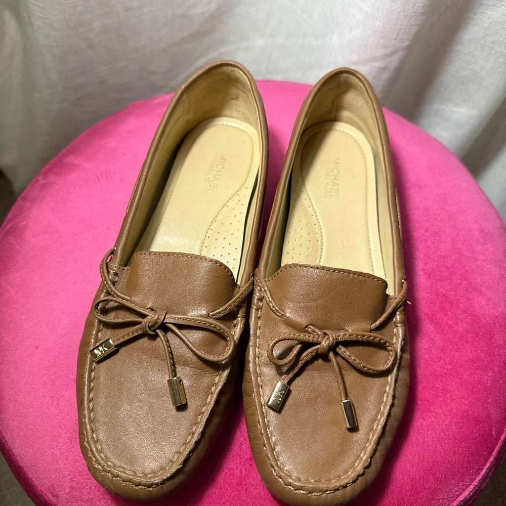 Classic Brown Leather Moccasin Loafers